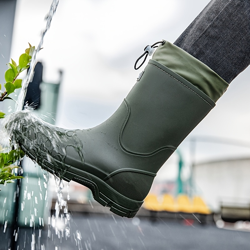 Men waterproof Rain Boots Mid  - Men'S Shoes Water Resistant recension och pris